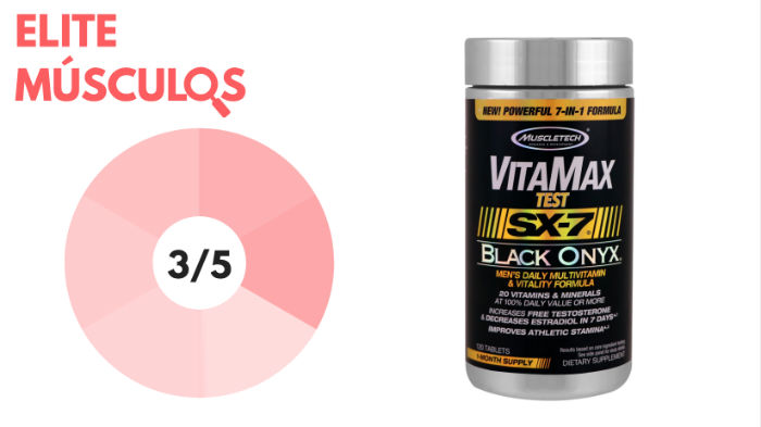 Vitamax Test SX-7 Black Onyx Ingredientes efectos secundarios y resultados